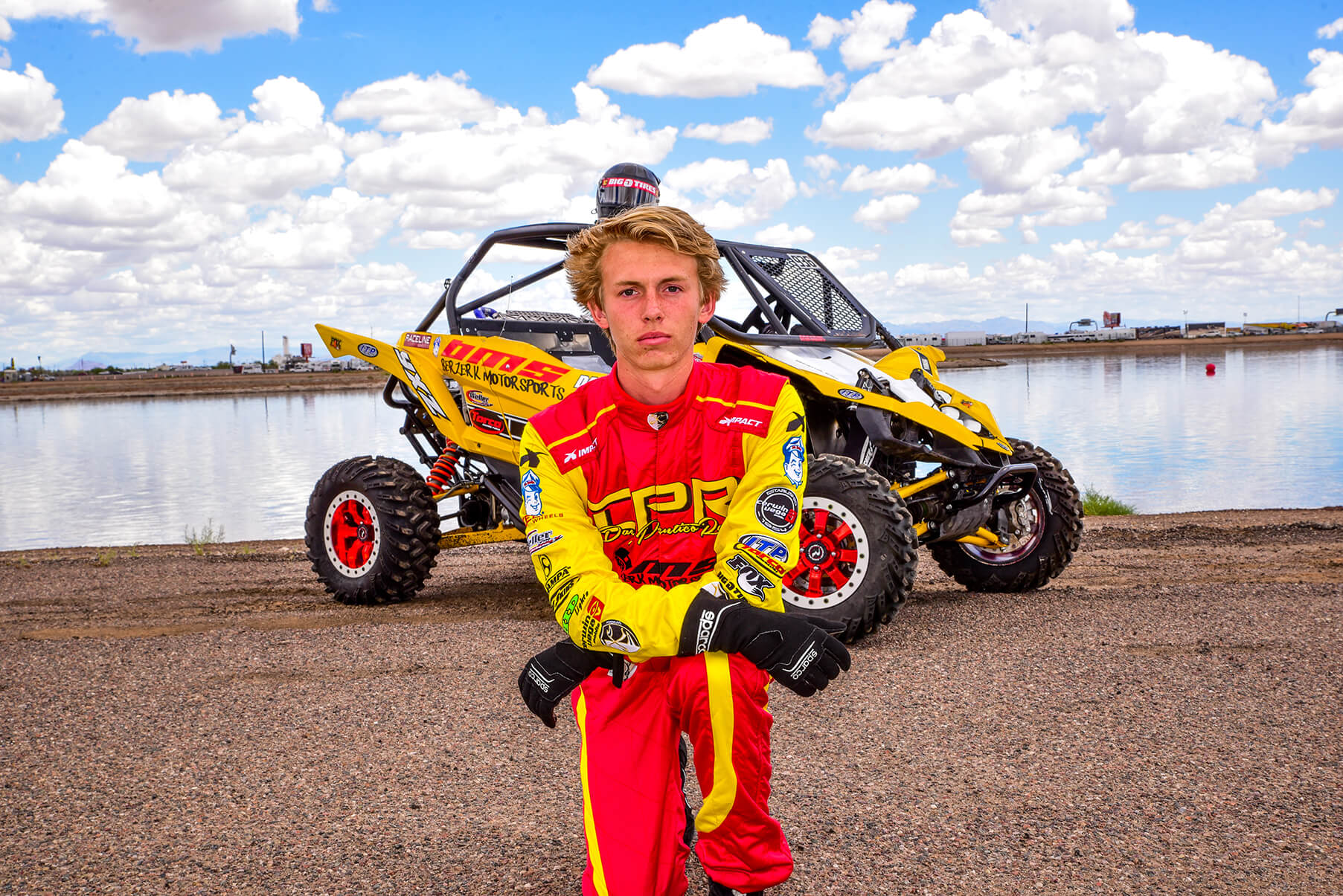 Daely Pentico Racing Posing